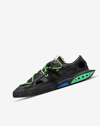 Nike Blazer Low '77 x Off-White™ Negros Verdes Negros | MX 2445